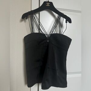 Chanel black top 36
